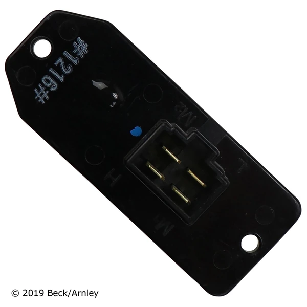 Beck/Arnley 204-0029 HVAC Blower Motor Resistor, Front Side