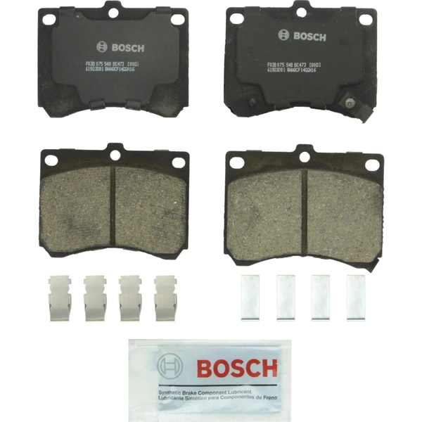 Disc Brake Pad Set - Front Side - Bosch BC473