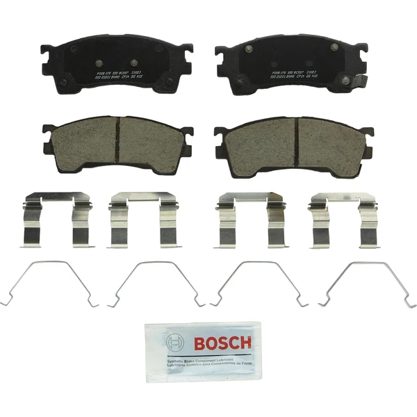 Disc Brake Pad Set - Front Side - Bosch BC637