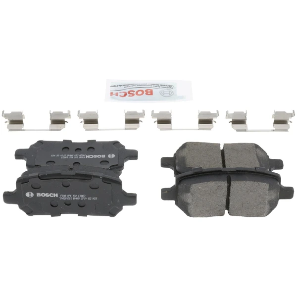 Disc Brake Pad Set - Front Side - Bosch BC956