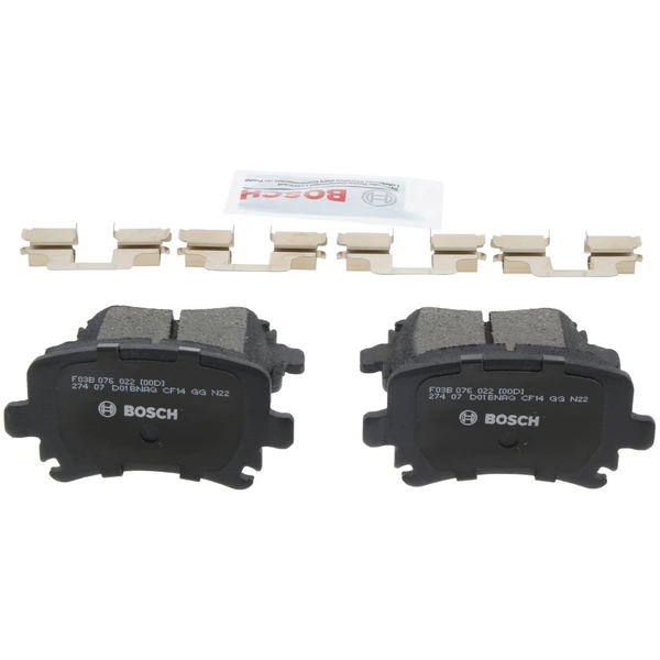 Disc Brake Pad Set - Rear Side - Bosch BC1108