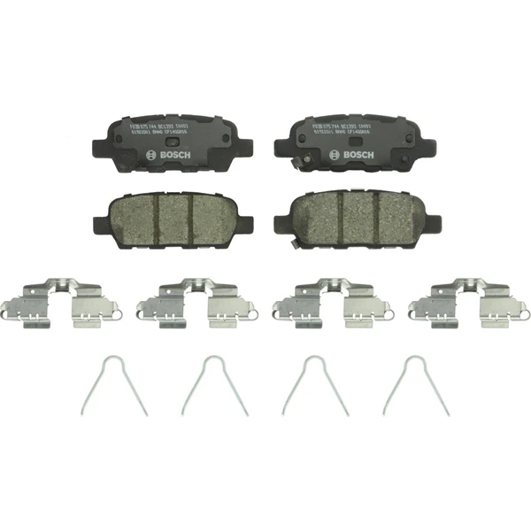 Disc Brake Pad Set - Rear Side - Bosch BC1393
