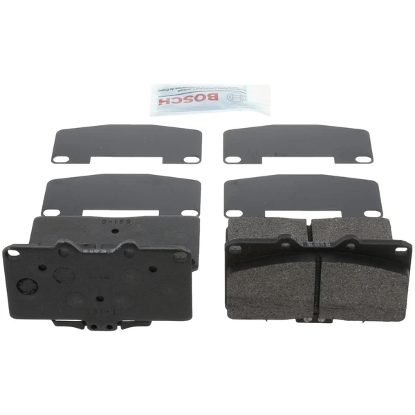 Disc Brake Pad Set - Front Side - Bosch BE531