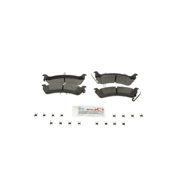 Disc Brake Pad Set - Rear Side - Bosch BE666H