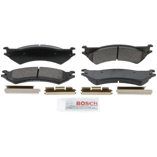 Disc Brake Pad Set - Rear Side - Bosch BE802H