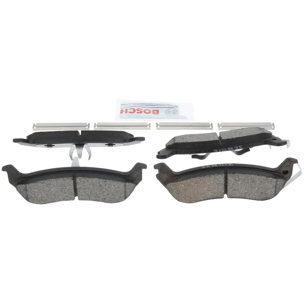 Disc Brake Pad Set - Rear Side - Bosch BE932H
