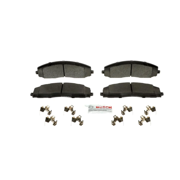 Disc Brake Pad Set - Front Side - Bosch BE1680H