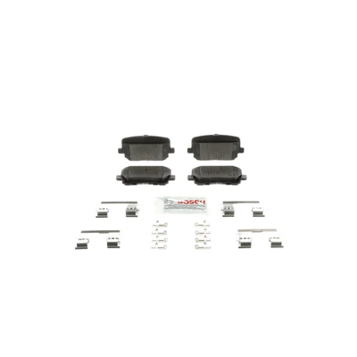 Disc Brake Pad Set - Rear Side - Bosch BE1766H