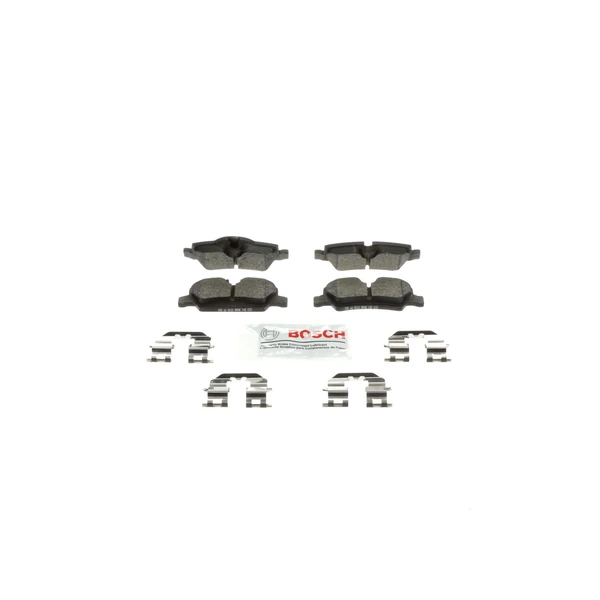 Disc Brake Pad Set - Rear Side - Bosch BE1800H