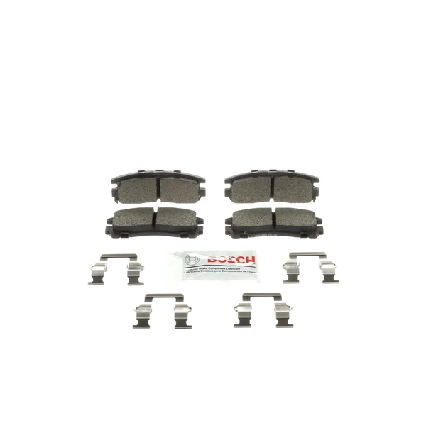 Disc Brake Pad Set - Rear Side - Bosch BE383H