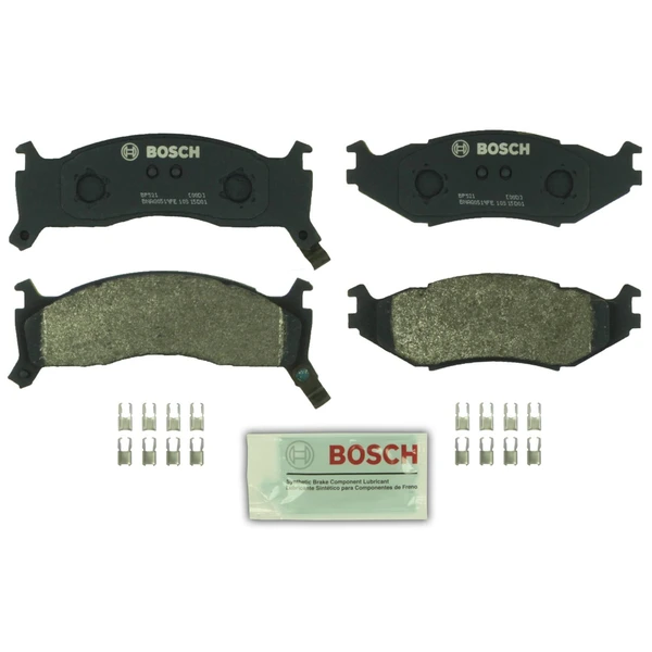 Disc Brake Pad Set - Front Side - Bosch BP521