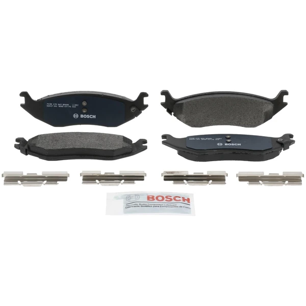 Disc Brake Pad Set - Rear Side - Bosch BP898
