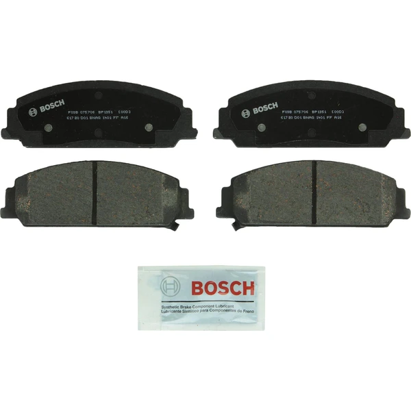 Disc Brake Pad Set - Front Side - Bosch BP1351