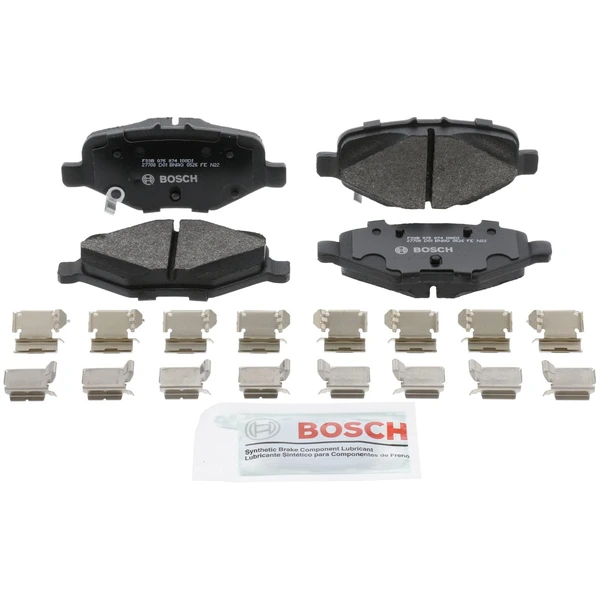 Disc Brake Pad Set - Rear Side - Bosch BP1612
