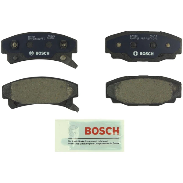 Disc Brake Pad Set - Rear Side - Bosch BP316