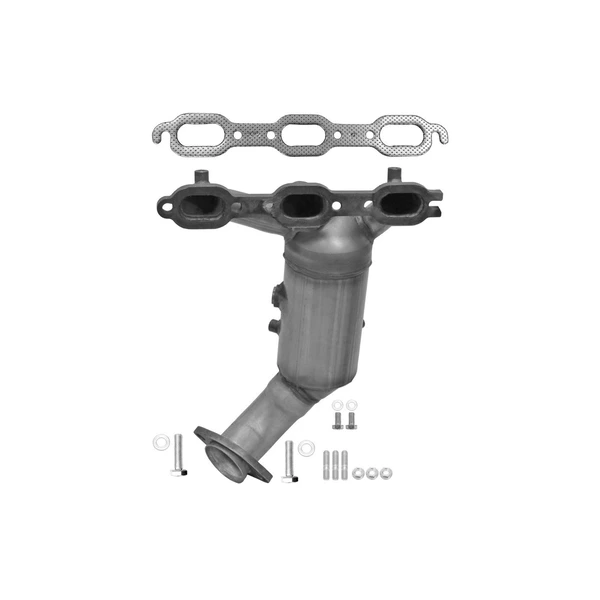Eastern Catalytic 20445 Catalytic Converter with Integrated Exhaust Manifold, Front Left Driver Side