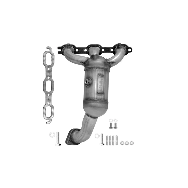 Eastern Catalytic 20446 Catalytic Converter with Integrated Exhaust Manifold, Front Right Passenger Side