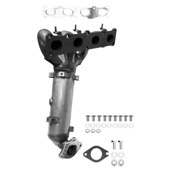 Eastern Catalytic 20479 Catalytic Converter with Integrated Exhaust Manifold, Front Side