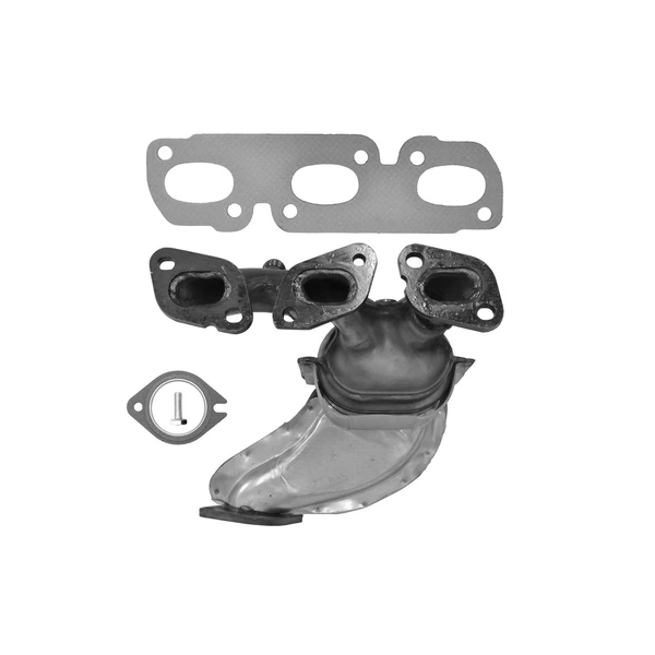 Eastern Catalytic 30408 Catalytic Converter with Integrated Exhaust Manifold, Front Right Passenger Side