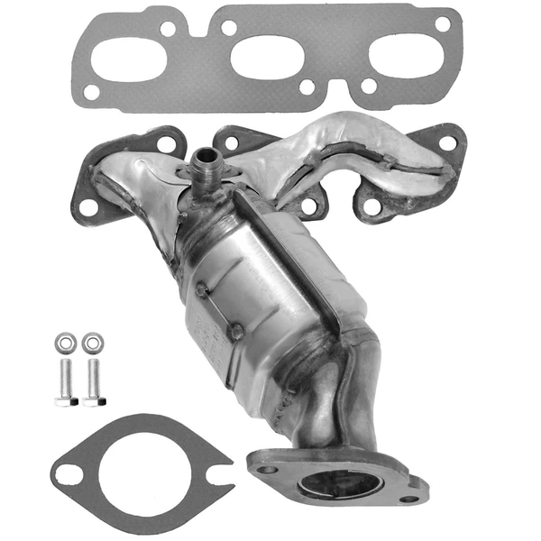 Eastern Catalytic 30489 Catalytic Converter with Integrated Exhaust Manifold, Front Right Passenger Side