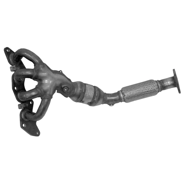 Eastern Catalytic 30502 Catalytic Converter with Integrated Exhaust Manifold, Front Side