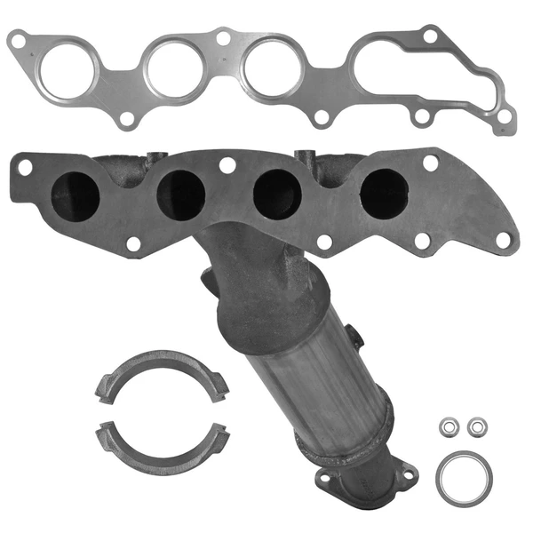 Eastern Catalytic 30524 Catalytic Converter with Integrated Exhaust Manifold, Front Side
