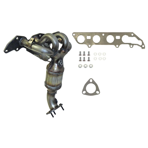 Eastern Catalytic 30545 Catalytic Converter with Integrated Exhaust Manifold, Front Side
