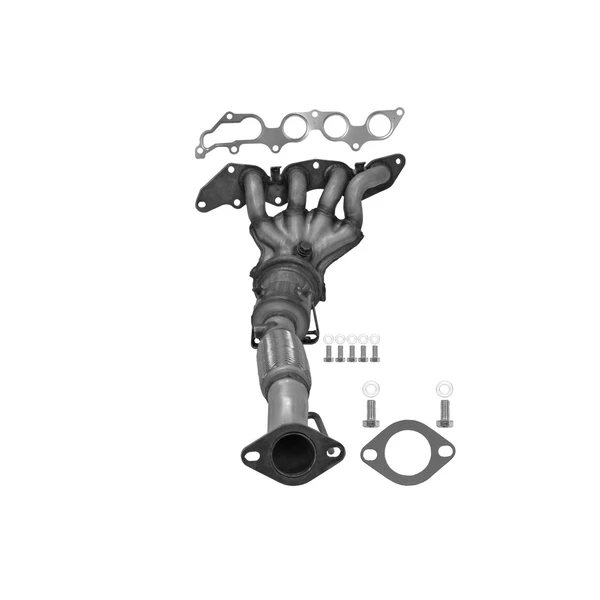 Eastern Catalytic 30578 Catalytic Converter with Integrated Exhaust Manifold, Front Side