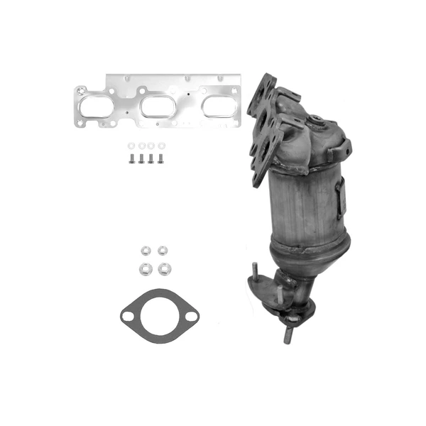 Eastern Catalytic 30584 Catalytic Converter with Integrated Exhaust Manifold, Front Left Driver Side