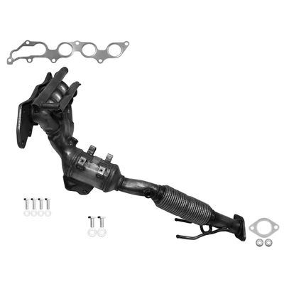 Eastern Catalytic 30635 Catalytic Converter with Integrated Exhaust Manifold, Front Side