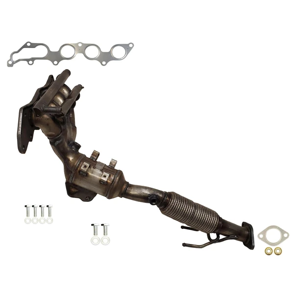 Eastern Catalytic 30635 Catalytic Converter with Integrated Exhaust Manifold, Front Side