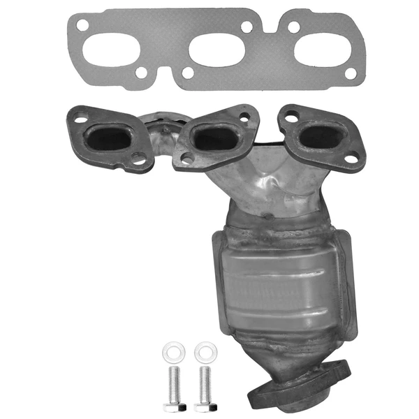 Eastern Catalytic 30344 Catalytic Converter with Integrated Exhaust Manifold, Front Right Passenger Side
