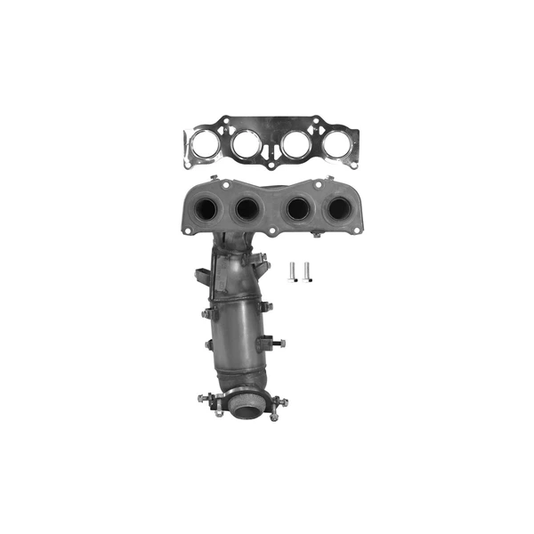 Eastern Catalytic 40632 Catalytic Converter with Integrated Exhaust Manifold, Front Side
