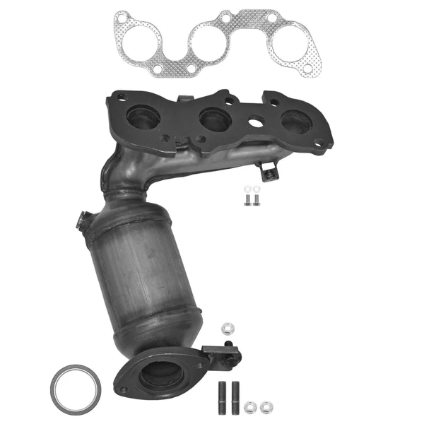 Eastern Catalytic 40663 Catalytic Converter with Integrated Exhaust Manifold, Front Left Driver Side