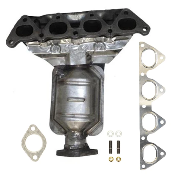 Eastern Catalytic 40736 Catalytic Converter with Integrated Exhaust Manifold, Front Side