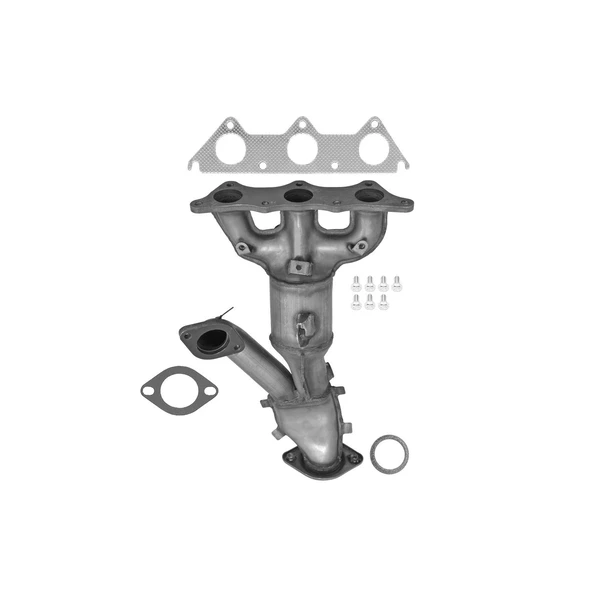 Eastern Catalytic 40752 Catalytic Converter with Integrated Exhaust Manifold, Front Right Passenger Side