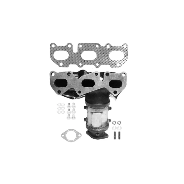 Eastern Catalytic 40794 Catalytic Converter with Integrated Exhaust Manifold, Front Right Passenger Side