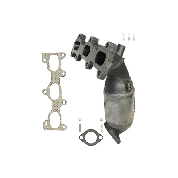 Eastern Catalytic 40796 Catalytic Converter with Integrated Exhaust Manifold, Front Left Driver Side