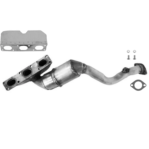 Eastern Catalytic 40815 Catalytic Converter with Integrated Exhaust Manifold, Front Side