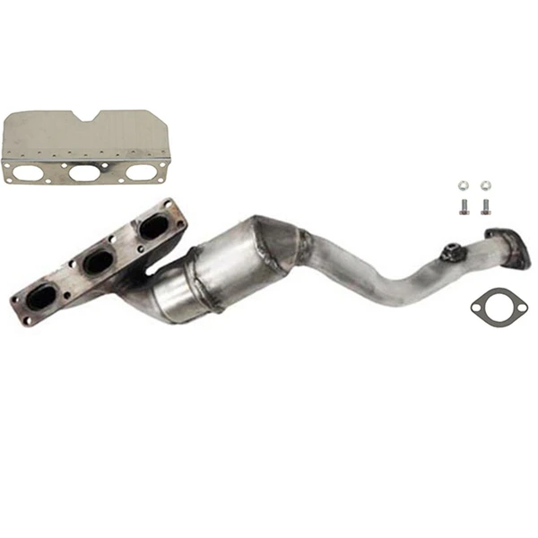 Eastern Catalytic 40815 Catalytic Converter with Integrated Exhaust Manifold, Front Side