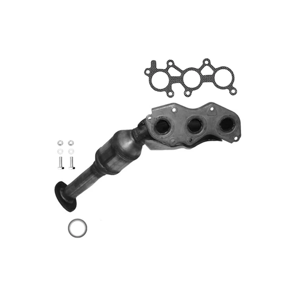 Eastern Catalytic 40853 Catalytic Converter with Integrated Exhaust Manifold, Left Driver Side