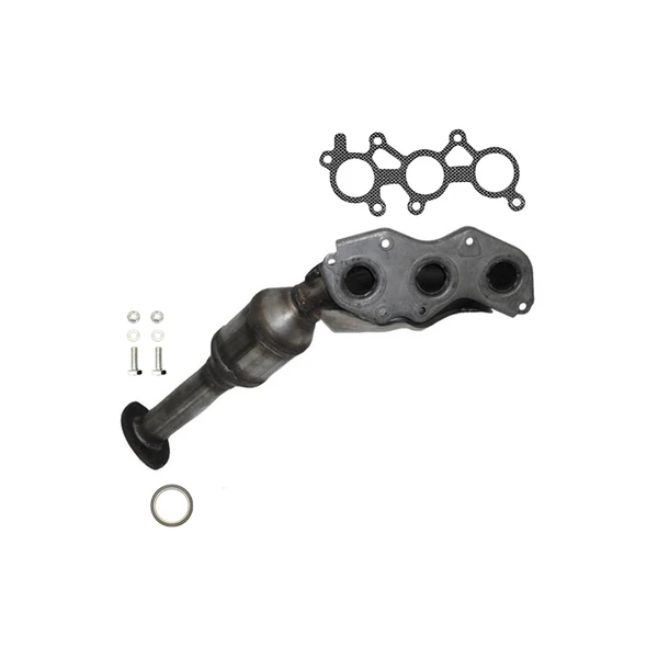 Eastern Catalytic 40853 Catalytic Converter with Integrated Exhaust Manifold, Left Driver Side