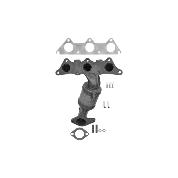 Eastern Catalytic 40884 Catalytic Converter with Integrated Exhaust Manifold, Front Left Driver Side