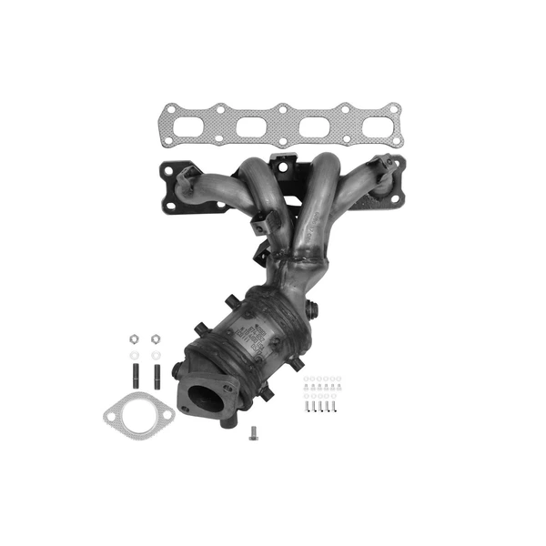 Eastern Catalytic 40901 Catalytic Converter with Integrated Exhaust Manifold, Front Side