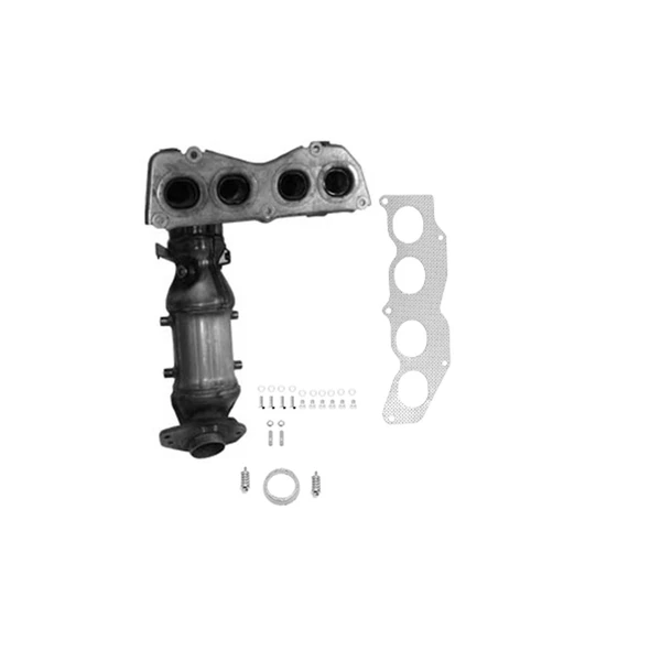 Eastern Catalytic 40906 Catalytic Converter with Integrated Exhaust Manifold, Front Side