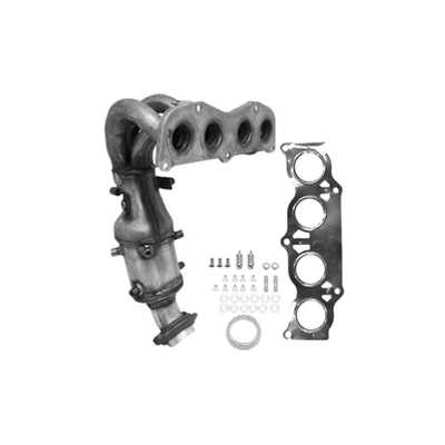 Eastern Catalytic 40930 Catalytic Converter with Integrated Exhaust Manifold, Front Side
