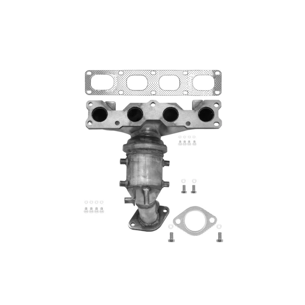 Eastern Catalytic 40964 Catalytic Converter with Integrated Exhaust Manifold, Front Side
