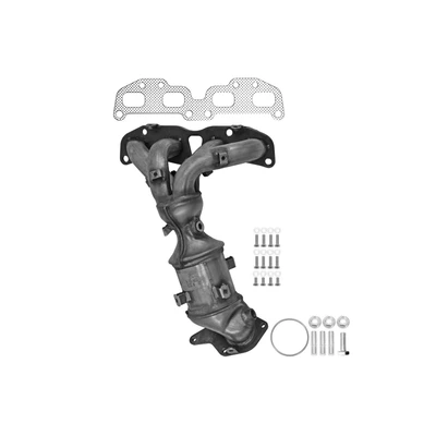 Eastern Catalytic 40994 Catalytic Converter with Integrated Exhaust Manifold, Front Side