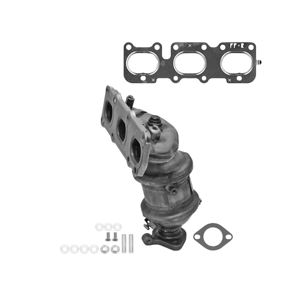Eastern Catalytic 41026 Catalytic Converter with Integrated Exhaust Manifold, Front Left Driver Side