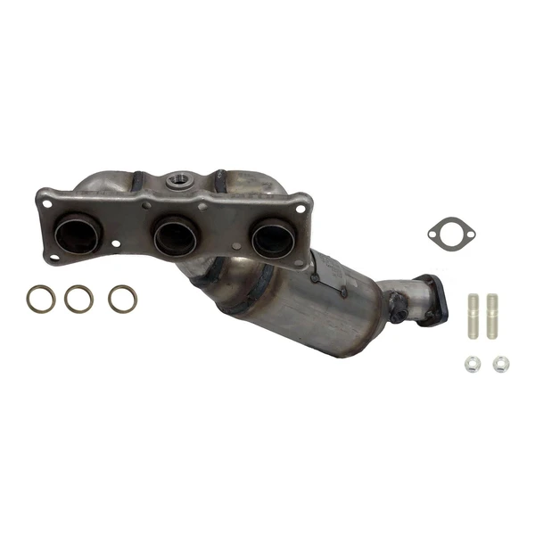Eastern Catalytic 41095 Catalytic Converter with Integrated Exhaust Manifold, Rear Side